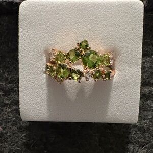 Elegant Green Gemstone Ring